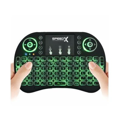 Ultimate All-in-One Handheld Wireless Keyboard with Smart Touchpad & LED Backlight