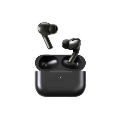 Premium Matte Black Wireless Earbuds with Charging Case