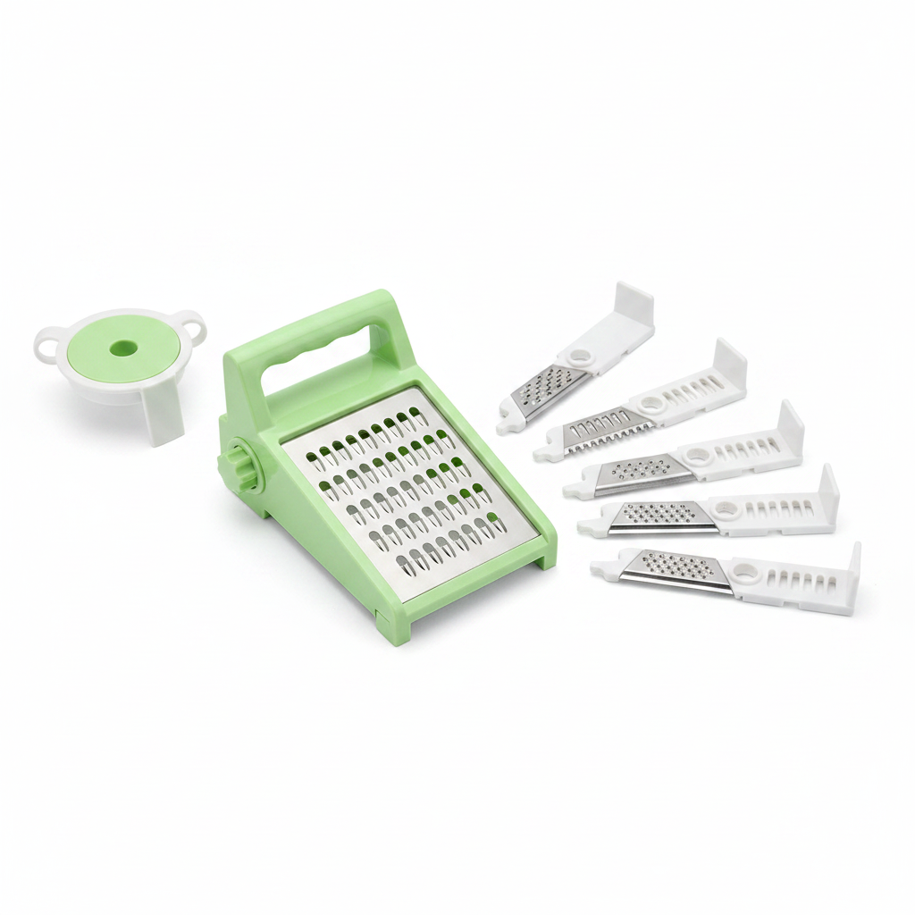 5-in-1 Stainless Steel Vegetable Fruit Slicer Shredder