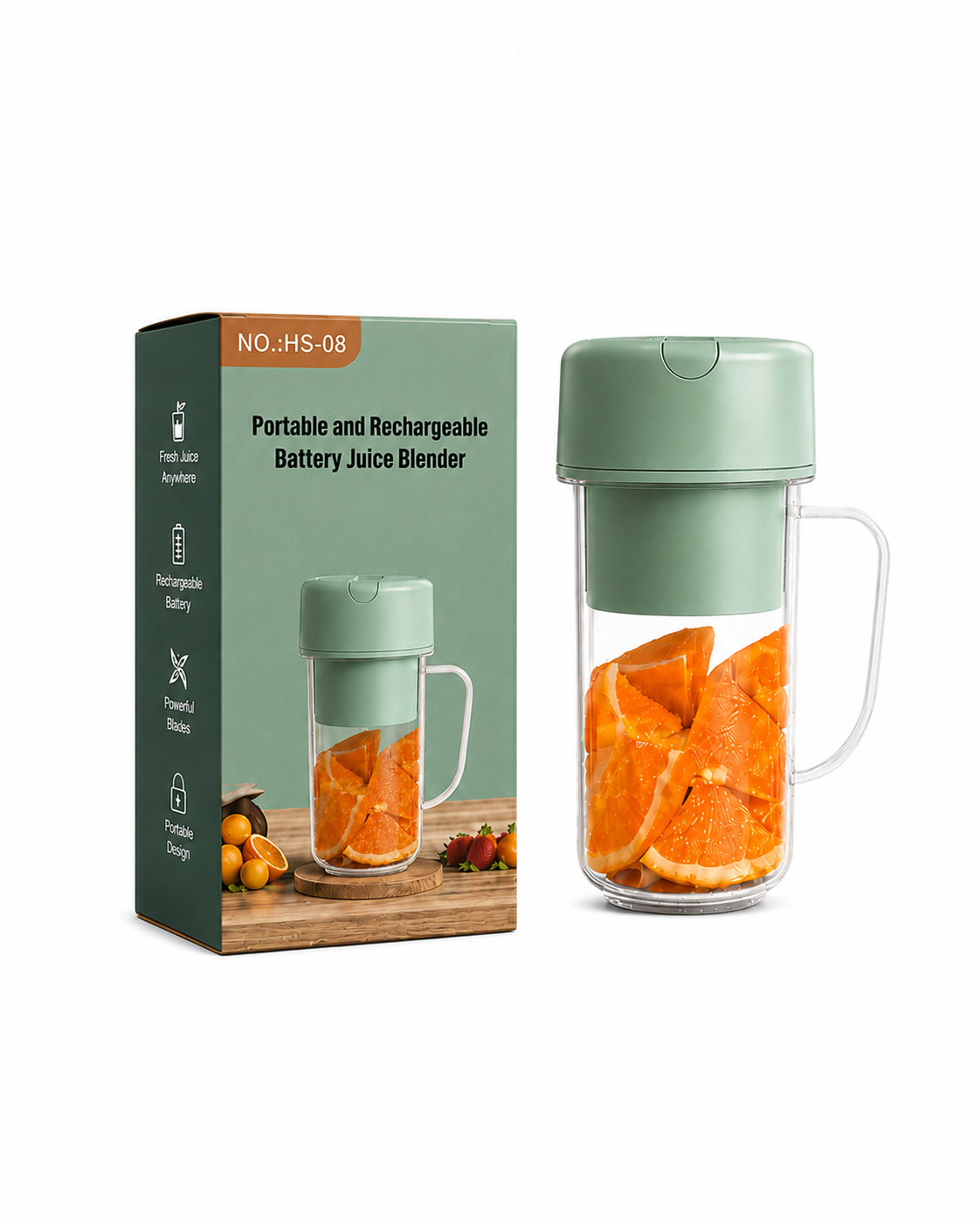 Portable & Rechargeable Battery Juice Blender