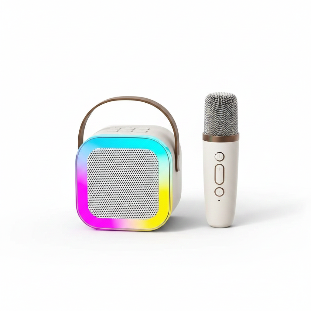 Mini Karaoke Speaker - White Background