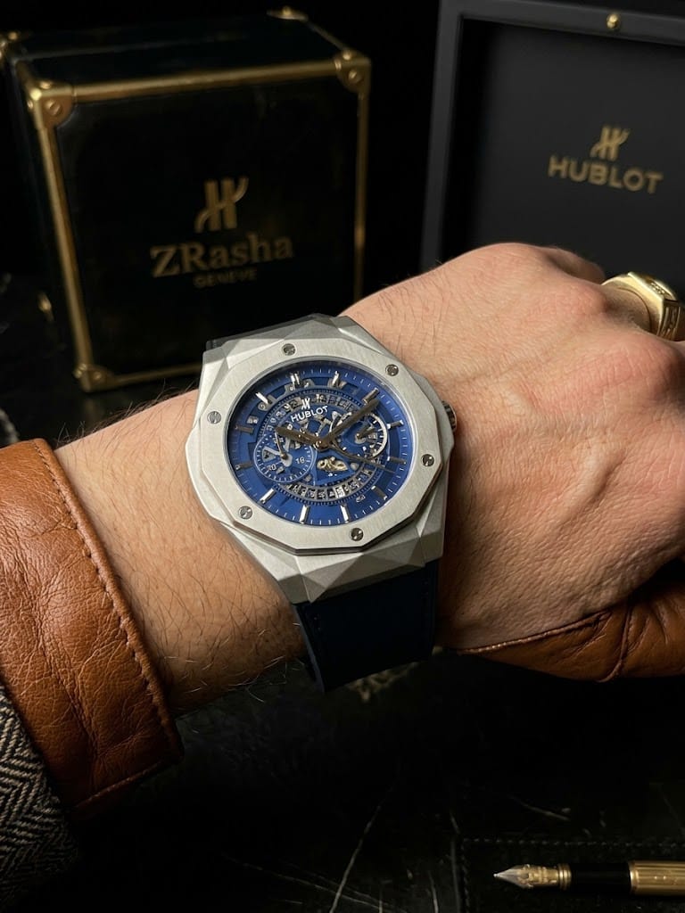 Hublot Classic Blue Fusion Chronograph