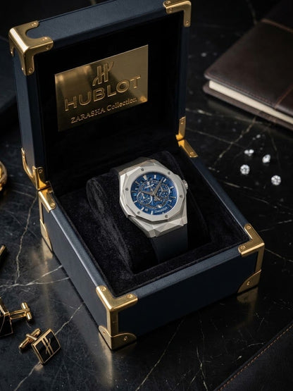 Hublot Classic Blue Fusion Chronograph