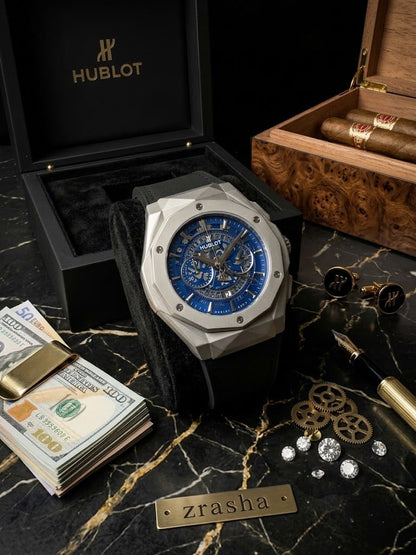 Hublot Classic Blue Fusion Chronograph