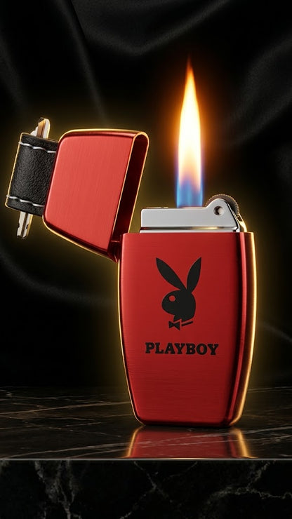 Playboy Luxury Keychain Jet Lighter (Matte Red)