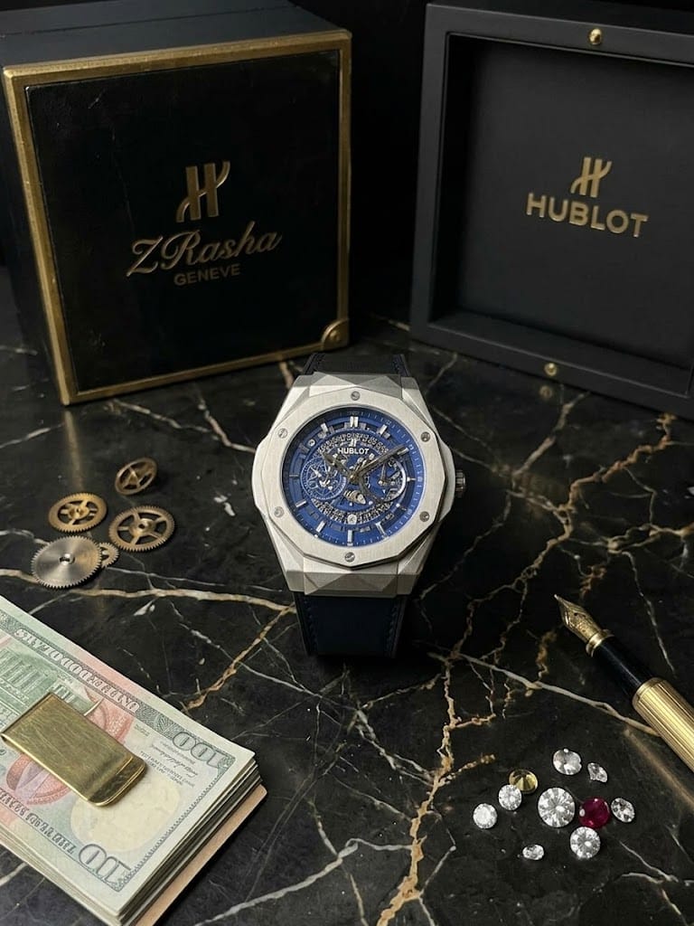 Hublot Classic Blue Fusion Chronograph